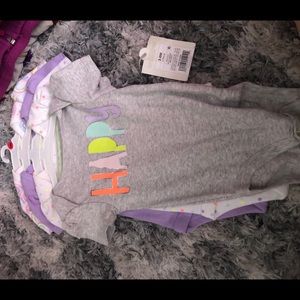 Baby girl onesie set